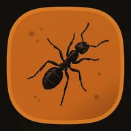 Employee identity, drawn as an ant sealed in amber