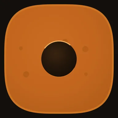 An orphaned account, drawn as an empty air bubble sealed in amber